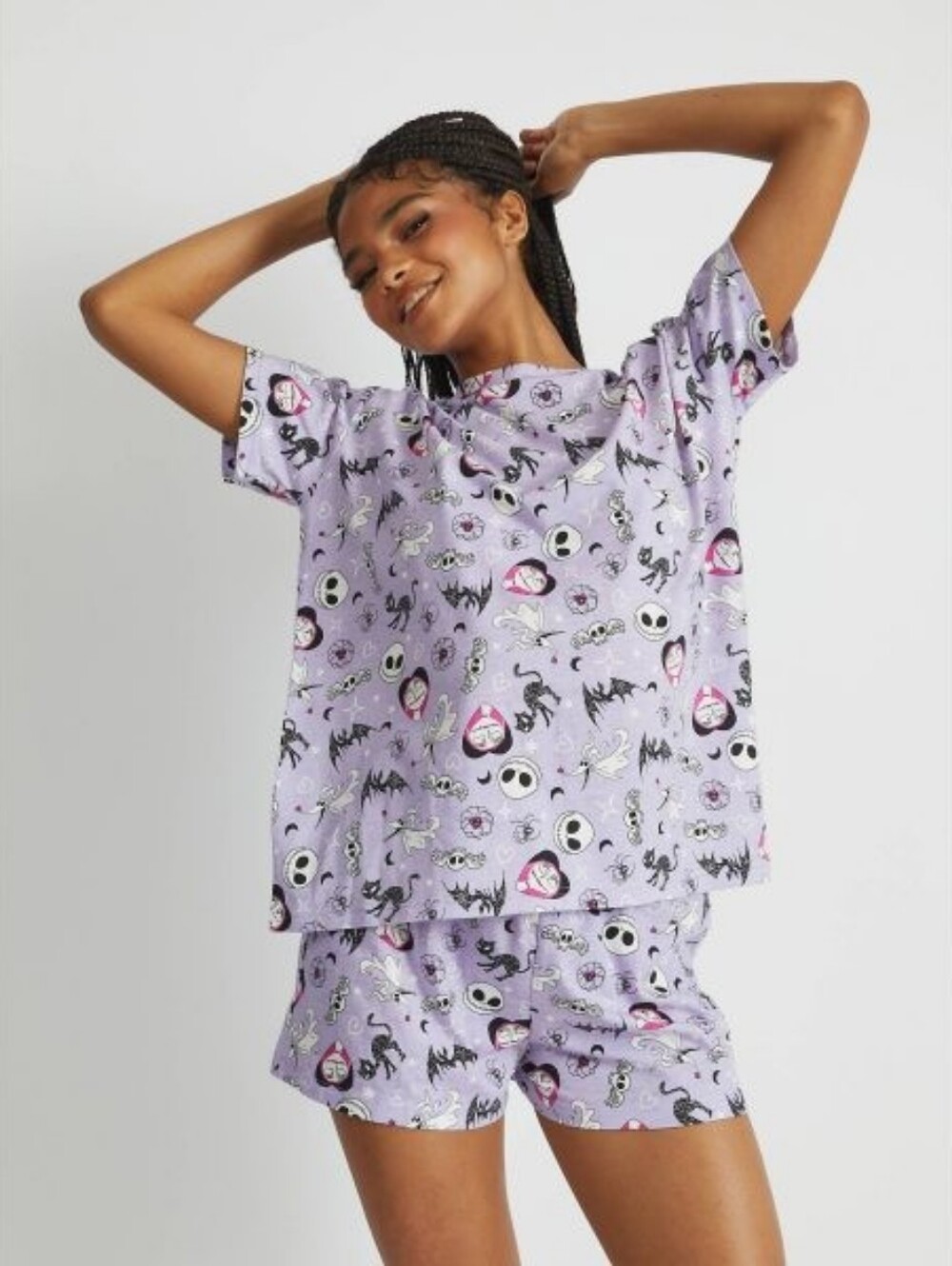 NEW Nightmare Before Christmas Pajama Set - Size XL Womens - Disney Jack Sally